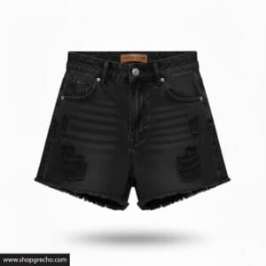 The Rebel Cut-Off Shorts - Black, M